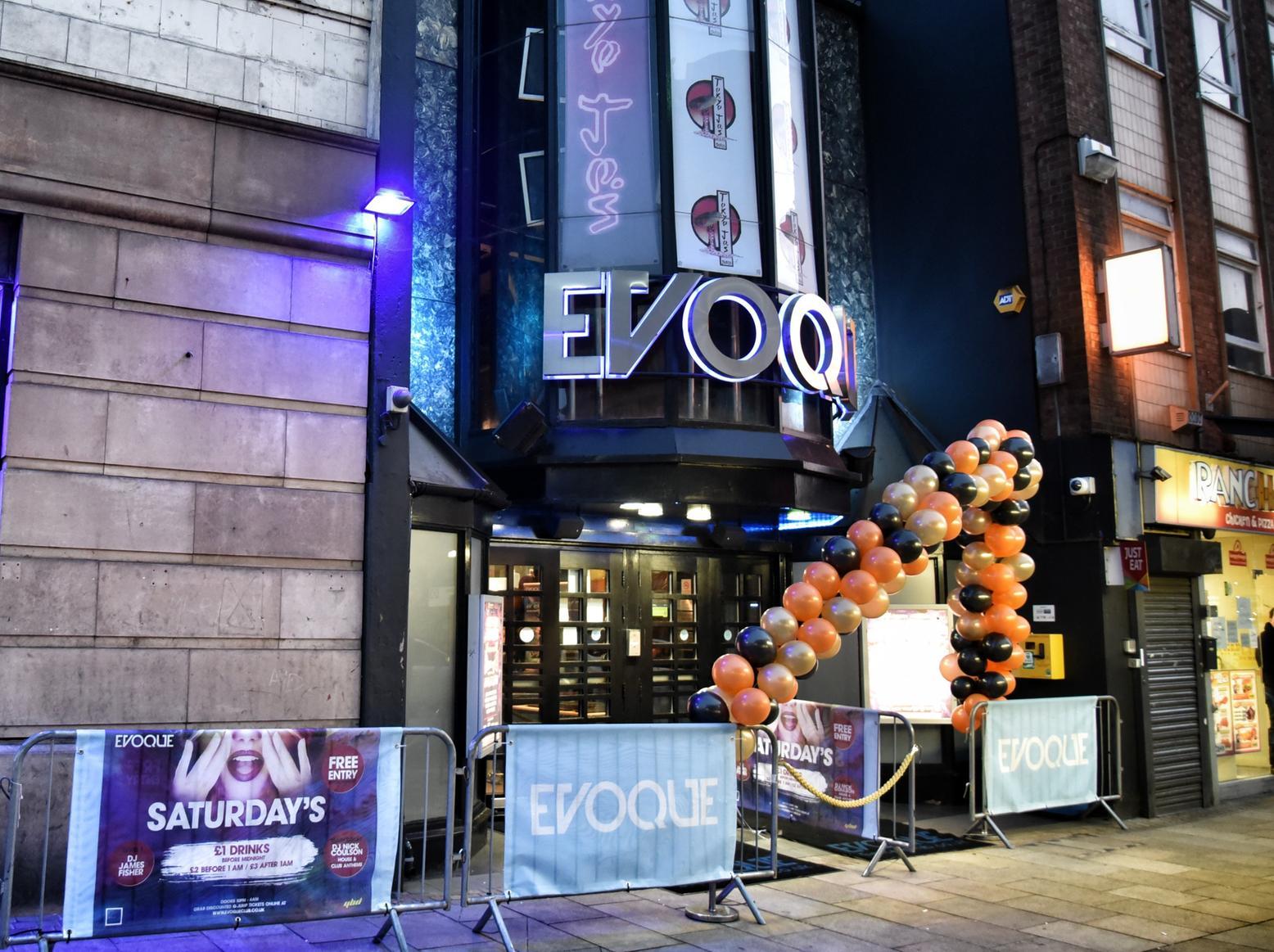 Evoque in Preston are available to host parties from 4 to 1800 guests. Price are from 10 per person.
