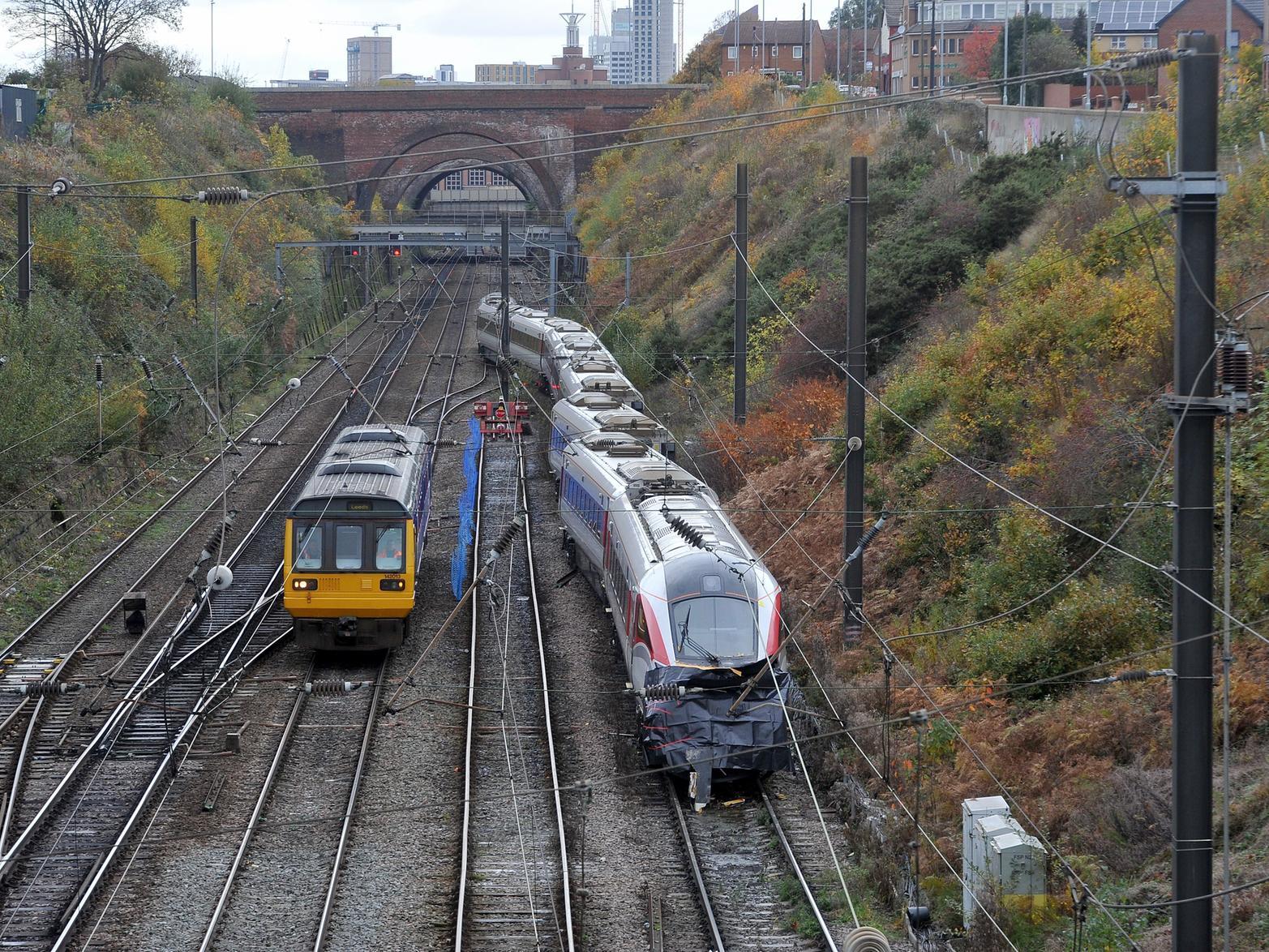 The incident caused severe disruption to train services during rush hour.