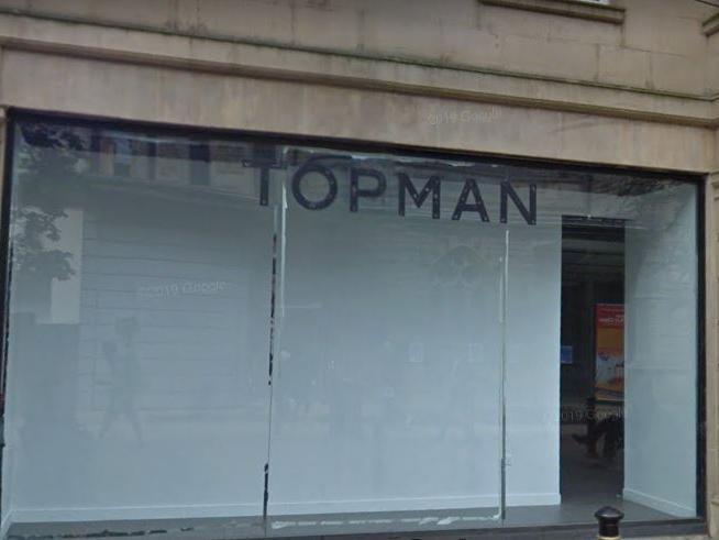 Topman, part of the Arcadia group, left the Harrogate High Street alongside Topshop and Miss Selfridge.