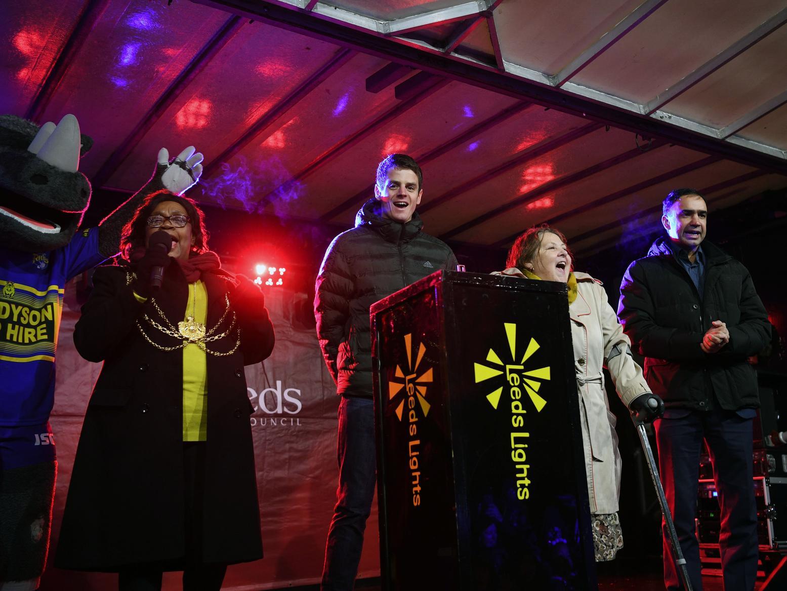 The switch on took place on Thursday, November 14.
