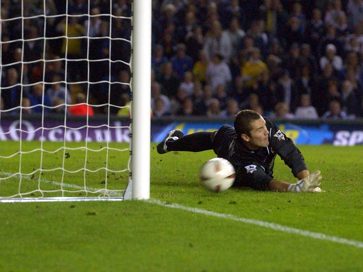 Goalkeeper Paul Robinson proved the hero at both ends of the pitch. Scored a glancing header deep into stoppage time before saving Andy Gurney's effort in the penaty shoot out to send Leeds through in the Carling Cup.
