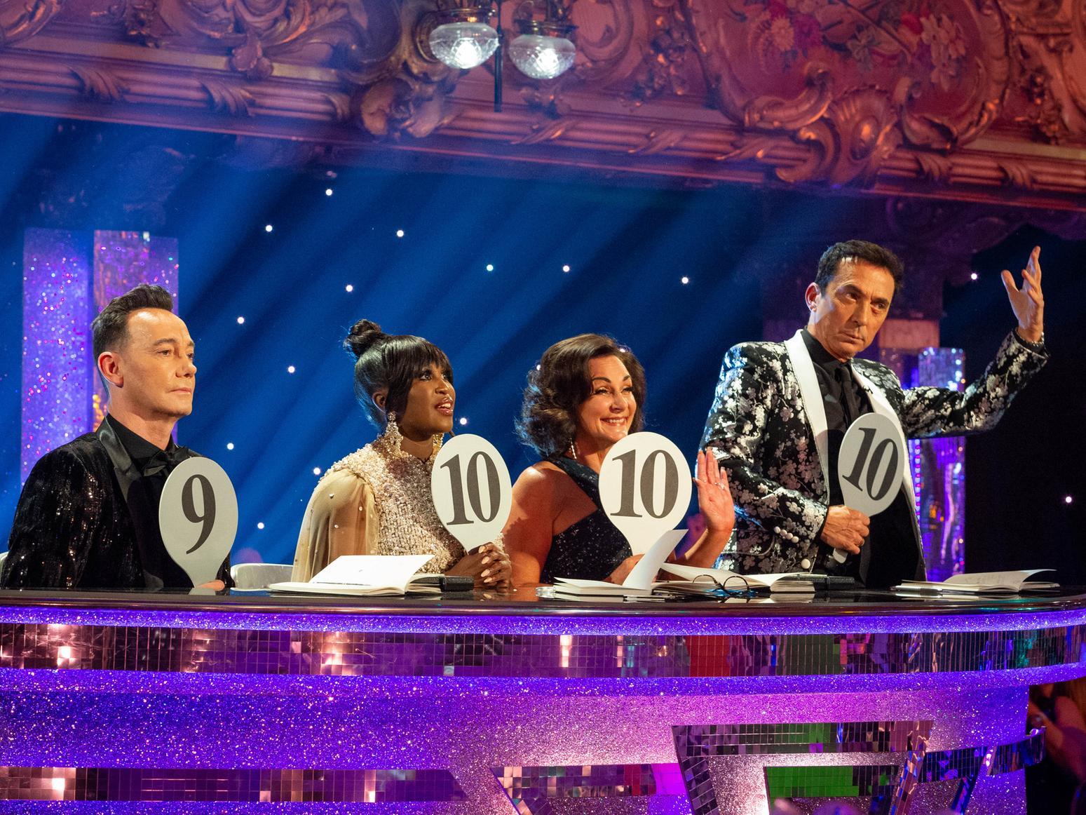 It was raining 10s in the Tower Ballroom with the panel praising all seven couples for their performances Pictures: Guy Levy