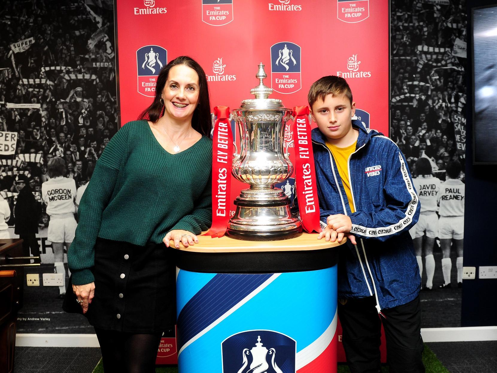 Fans with the FA Cup