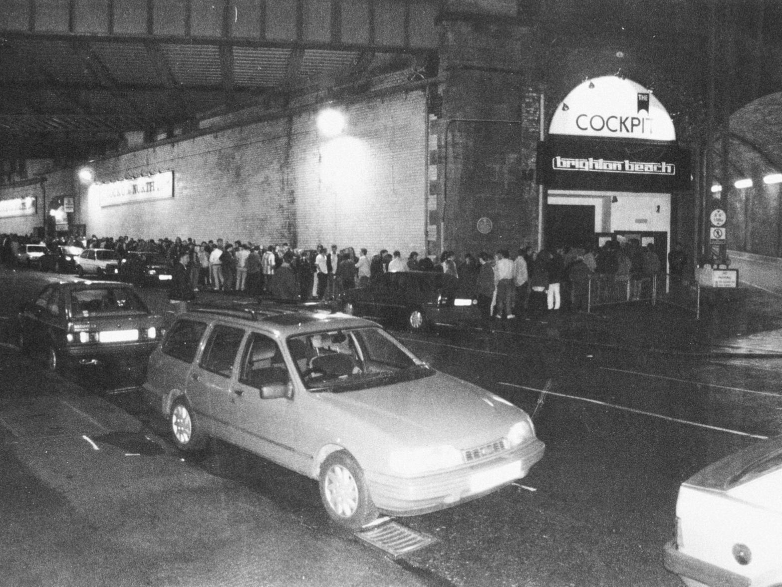 The queue to get in on a Saturday night.
