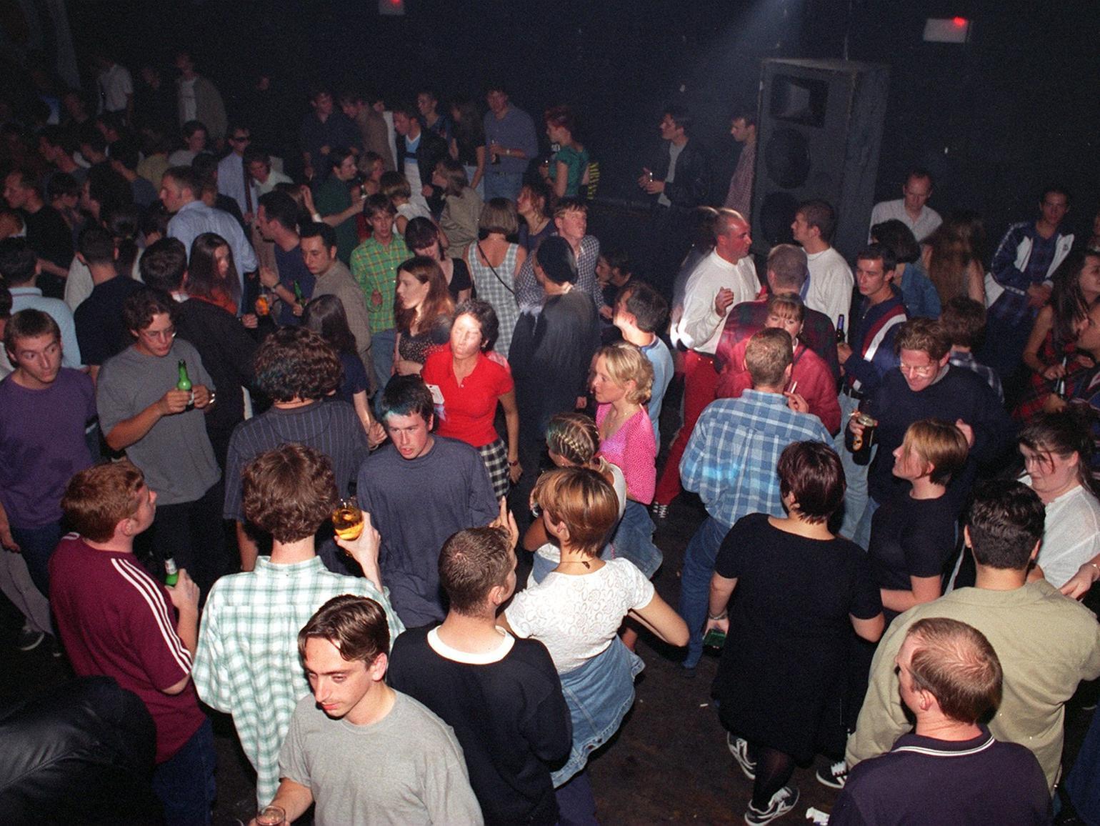 Dancing the night away in September 1995. PIC: Mark Bickerdike