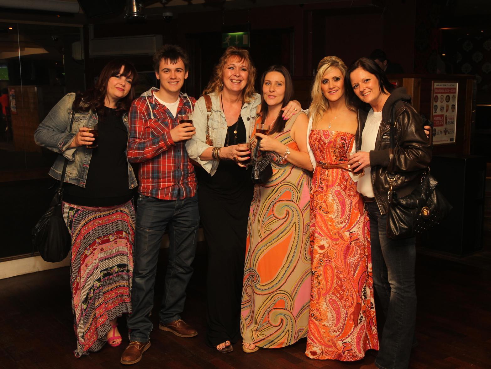 Sam, James, Fiona, Lisa, Chelle and Adele back in 2012