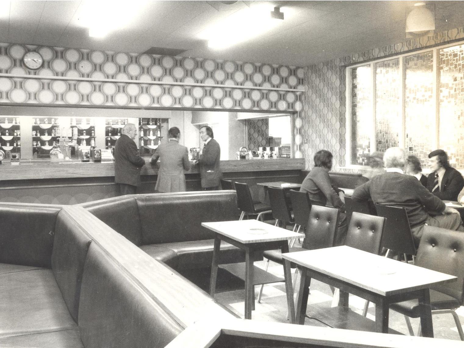 A view of the modernised bar and Middleton Social and Welfare Club.