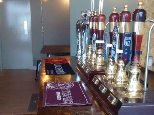 The Golden Tap, in Chapel Brow, has a selection of craft beer and real ales, ciders, gins and bottled beers.