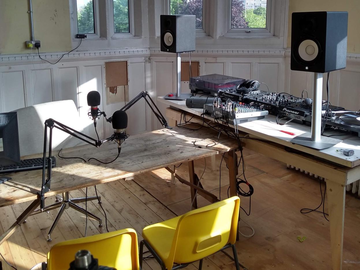 Sable Radio have created a shared space for making radio.