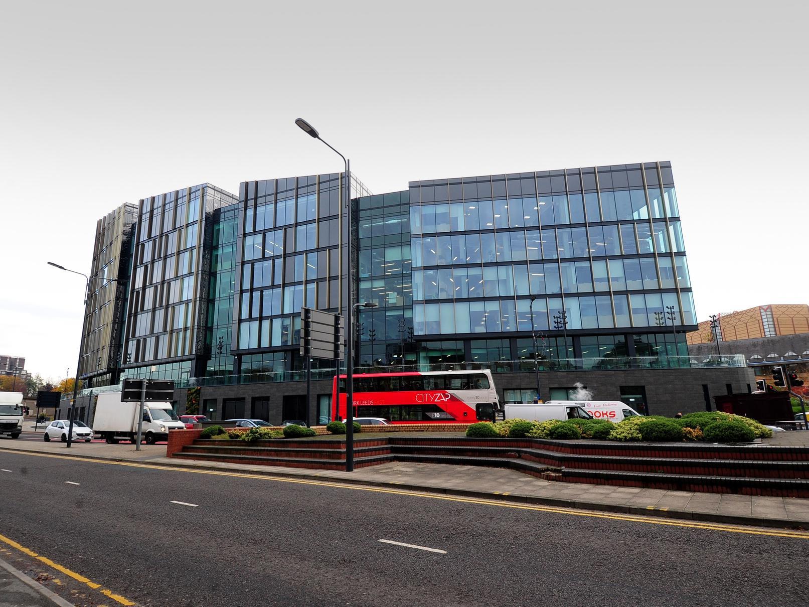 Four masked suspects smashed their way into a music room at the new Leeds City College campus at Quarry Hill