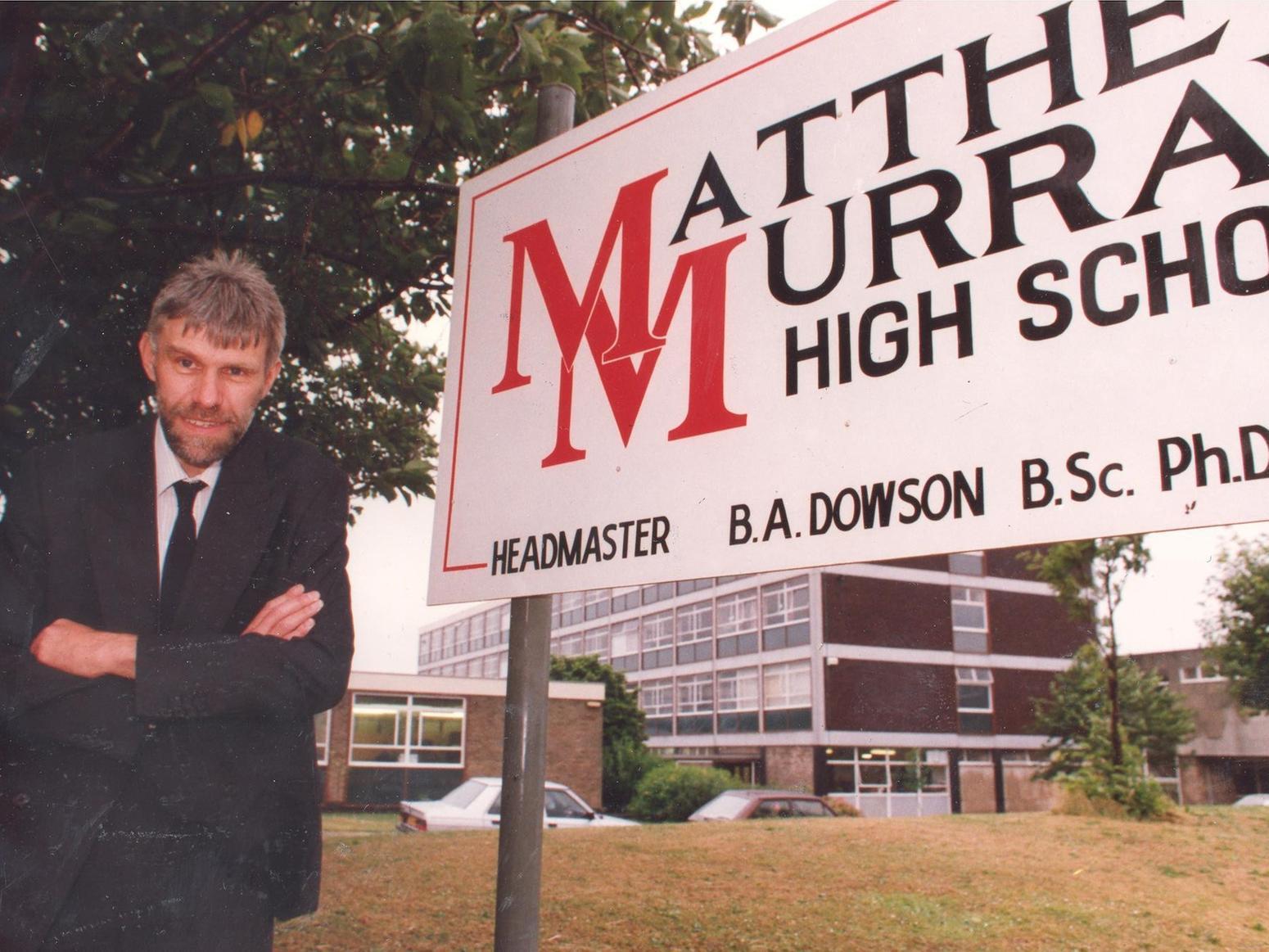 Remember Matthew Murray deputy headteacher Mike Burt?