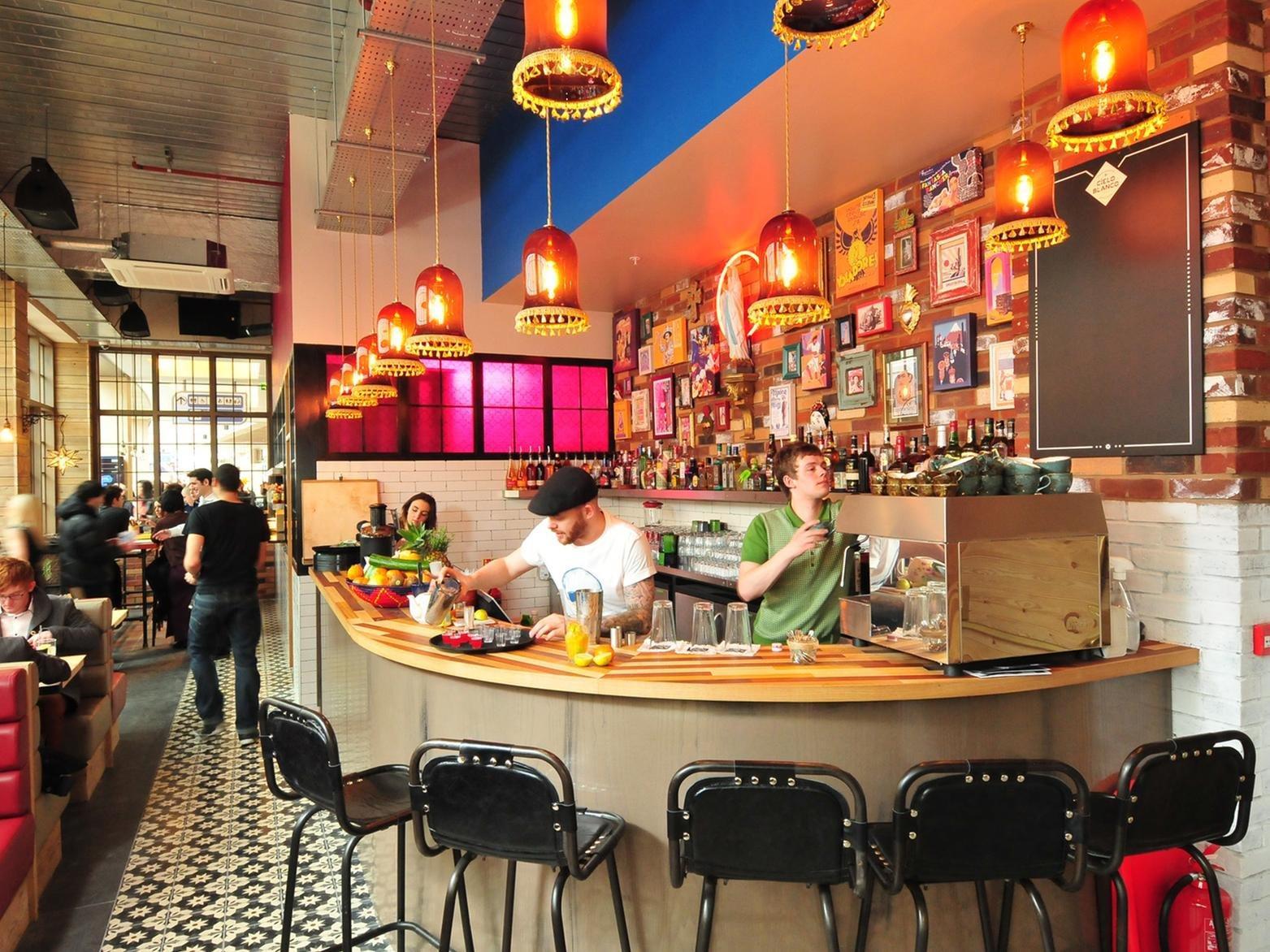 Vibrant Mexican diner with a skylit terrace, serving classic street food, sharing boards and salads.

415, Trinity Leeds, Albion Street, Leeds LS1 5AY