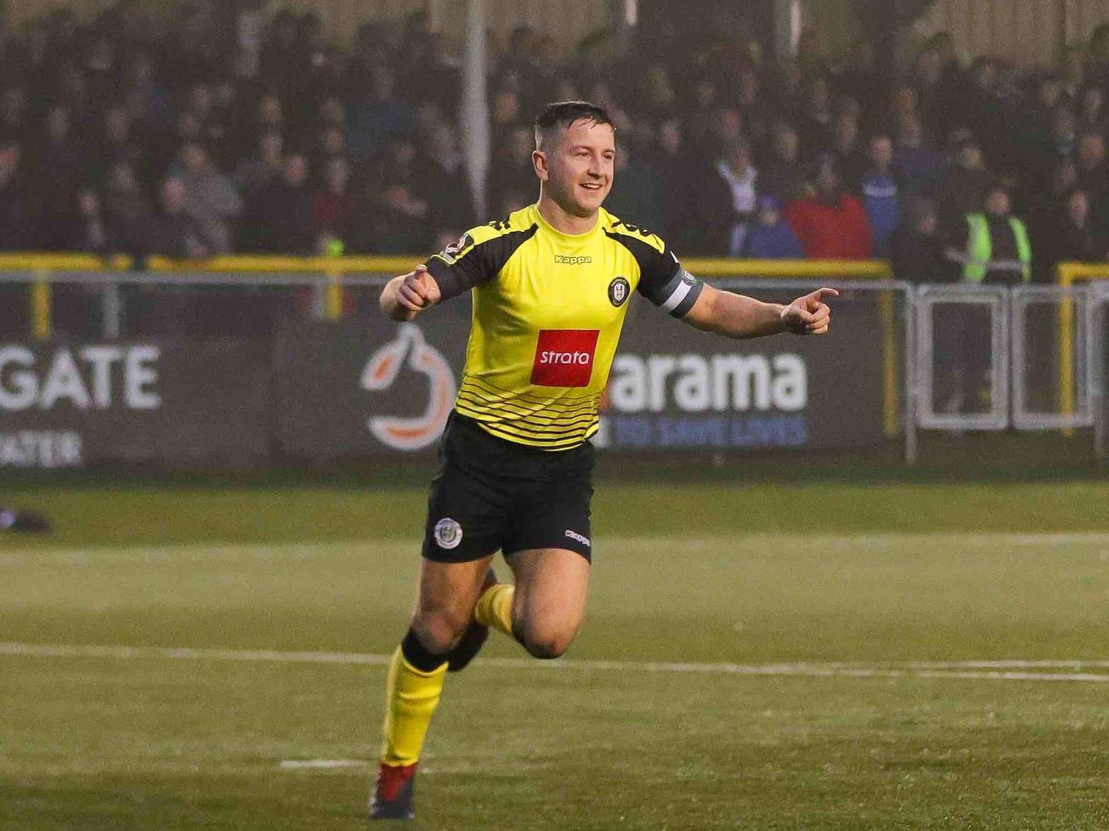 Josh Falkingham 8. His first goal in more than a year was an important one as it was just starting to look as if it might be 'one of those days' in front of goal for Town.
