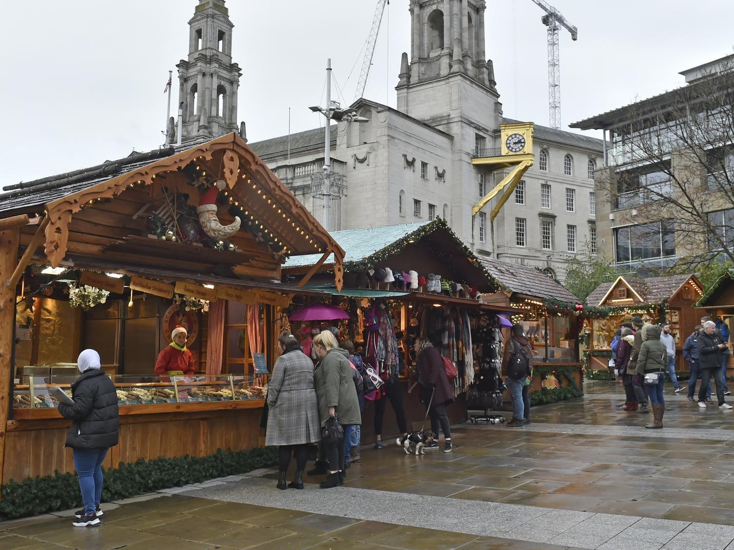 Beer? German sausage? waffle anyone? The Leeds Christmas Market is back at Millennium Square until Saturday, December 21.