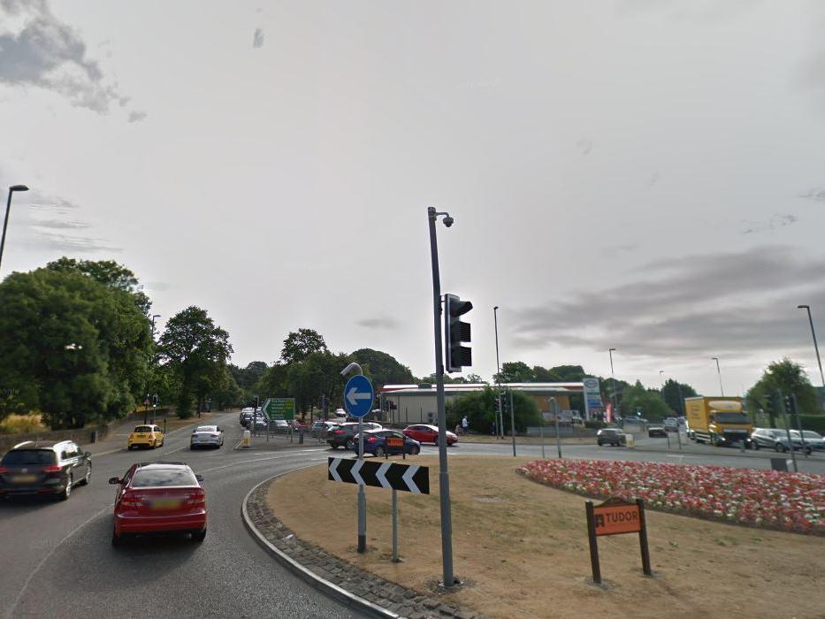 There is traffic chaos in West Leeds after loose horses escaped near Horsforth Roundabout (Photo: Google)