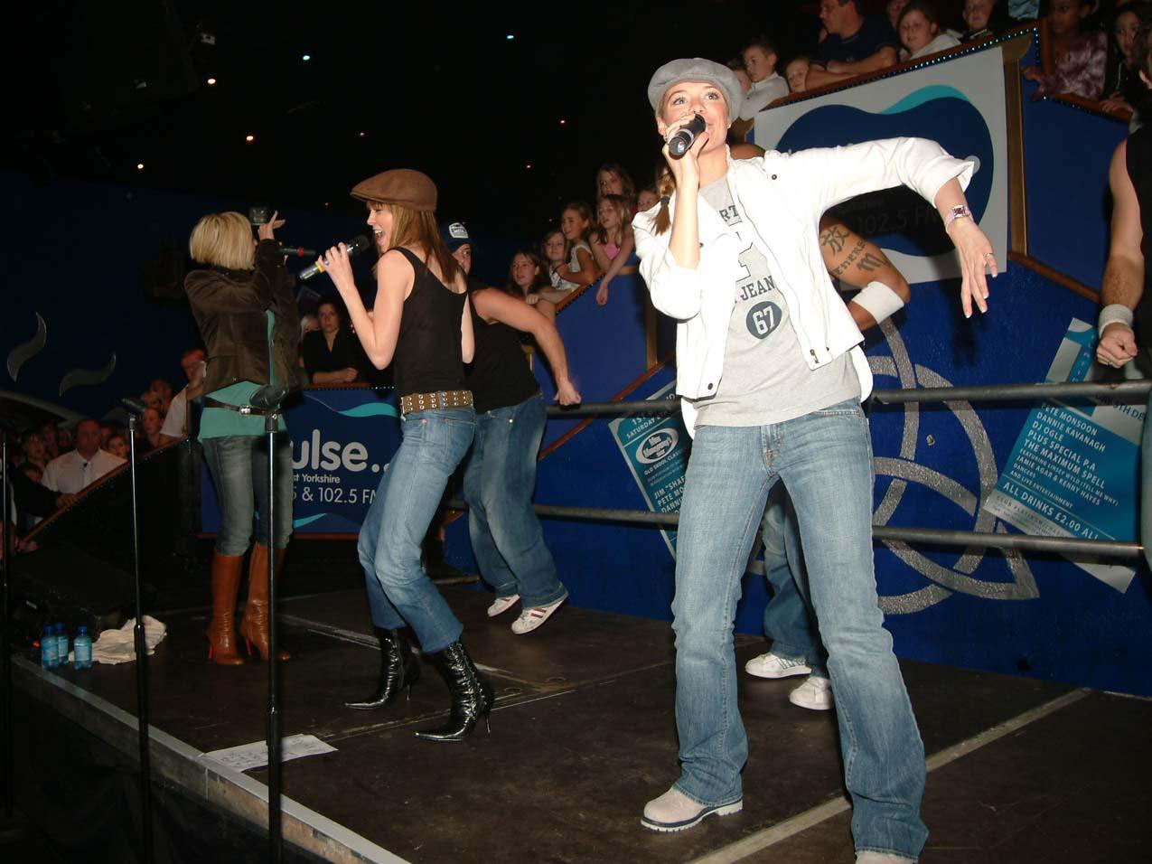 Back in 2003, this popular girl group performed at a town centre nightclub for crowds of fans. The bands hits include The Tide is High (Get The Feeling) and Eternal Flame.