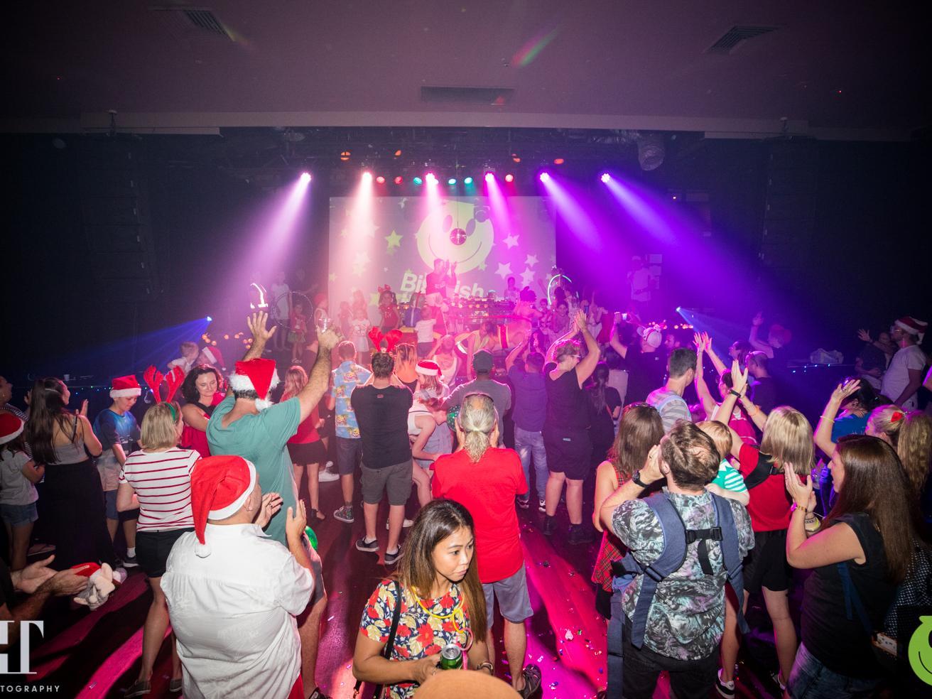 The Christmas-themed popular family rave is being held atRevolution Electric Press in Leeds on Sunday, December 15. (11am-1pm) Local hero and hard house megastar Rob Tissera will be on the decks.