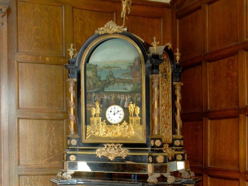 The Pyke Clock is thought to have once belonged to Queen Marie Antoinette of France and later the Duke of Buckingham. It was he clock was made in 1765 by renowned royal clockmaker George Pyke.