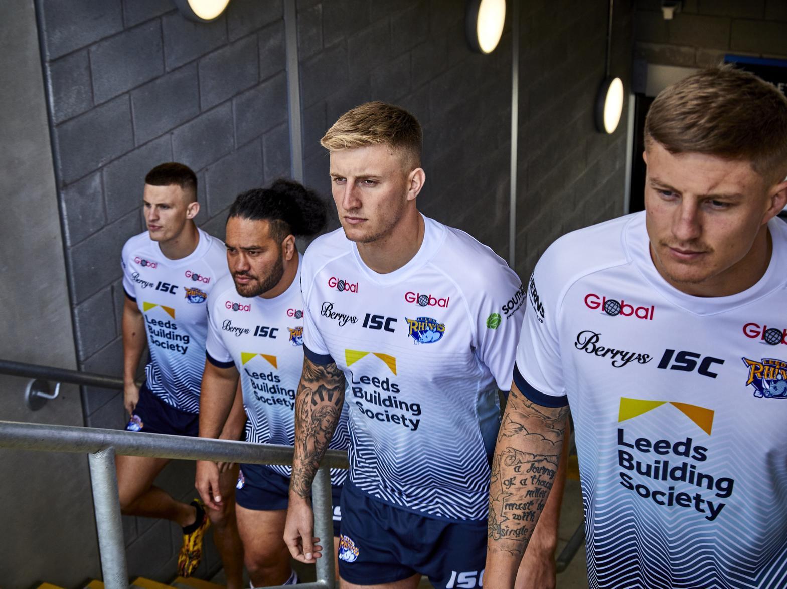 Leeds Rhinos' new away shirt is revealed. Picture: Leeds Rhinos.