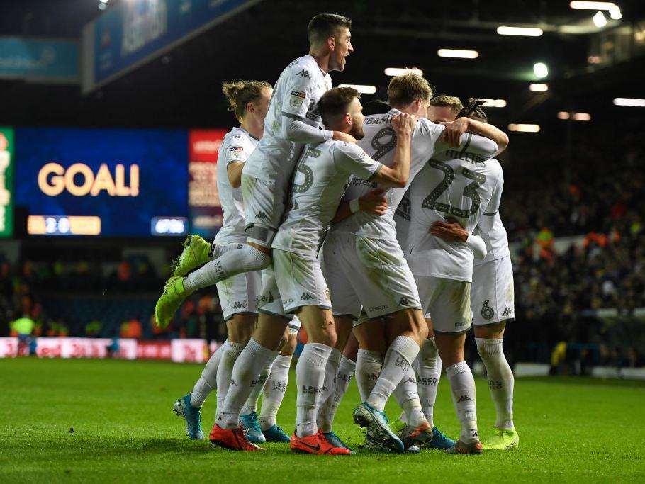 Leeds United recorded their biggest victory of the season with a 4-0 win over Middlesbrough and Elland Road. (Pic: Getty)