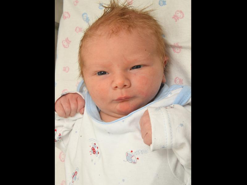 Eddie Highton was born at Royal Preston Hospital on October 20 at 5.51pm, weighing 8lb 13oz, to Katie Clarke and Jimmy Highton, from Leyland
