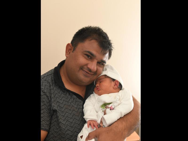 Baby Butt was born at Royal Preston Hospital on October 23 at 9.57am, weighing 8lb 9oz, to Muhammad Shakeel and Nabila Butt, from Fulwood