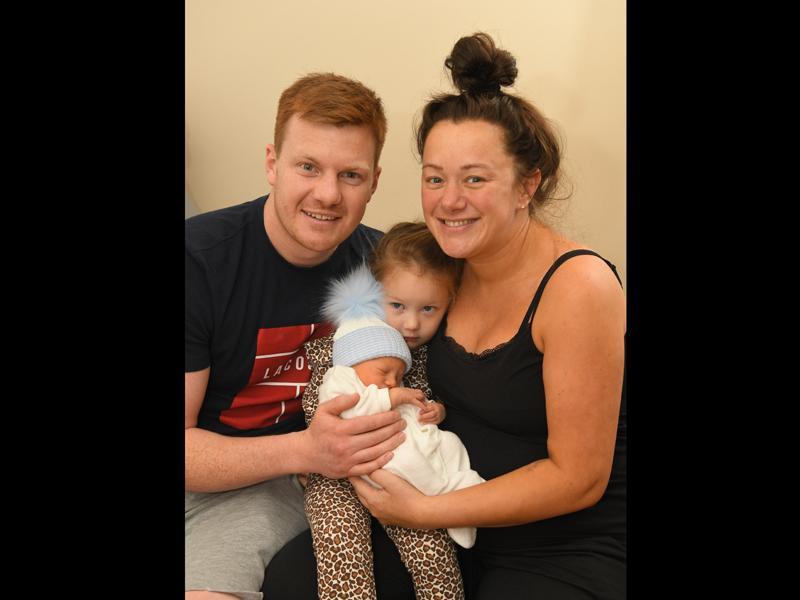 Hewie Ralph Snape was born at RPH on October 18 at 9.55am, weighing 7lb 1oz, to Dale and Katie Snape, from Penwortham, with sister Hettie