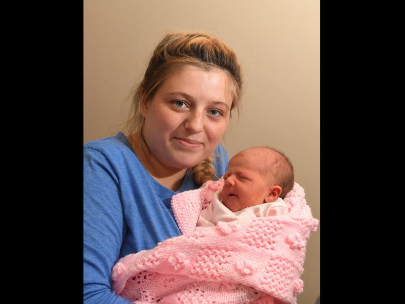 Hallie Grace-May Spilker was born at Royal Preston Hospital on October 27, at 3.53am, weighing 6lb 3oz, to Isabella and Benjamin Spilker, from Preston