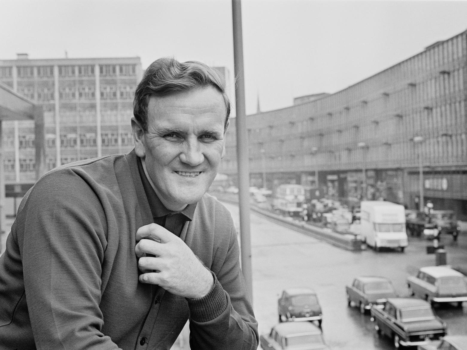 A relaxed Don Revie.