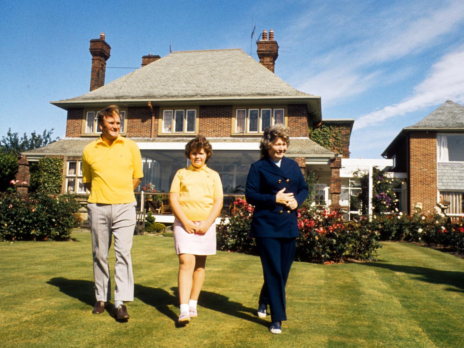 Look out for part 2. This photo shows Don Revie his wife and their daughter at home in September 1972.
