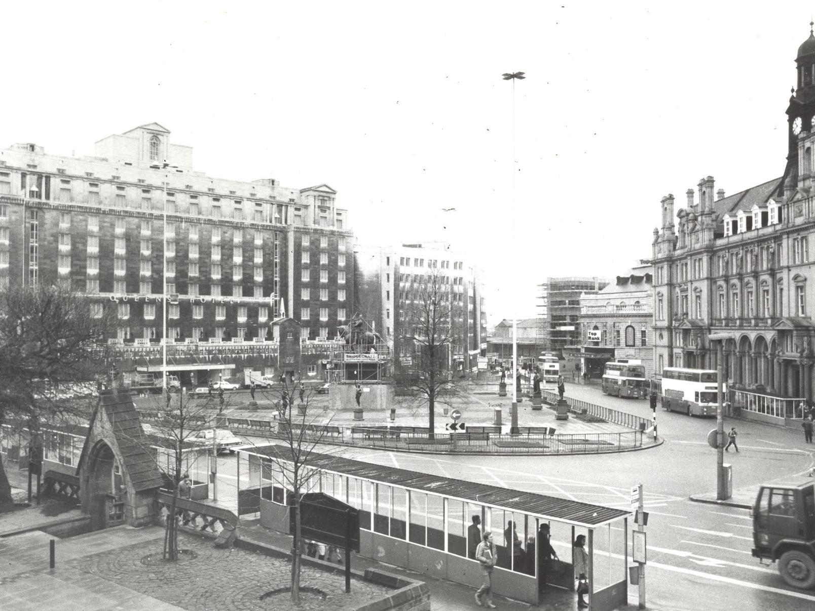 A view of City Square in the early 1980s.