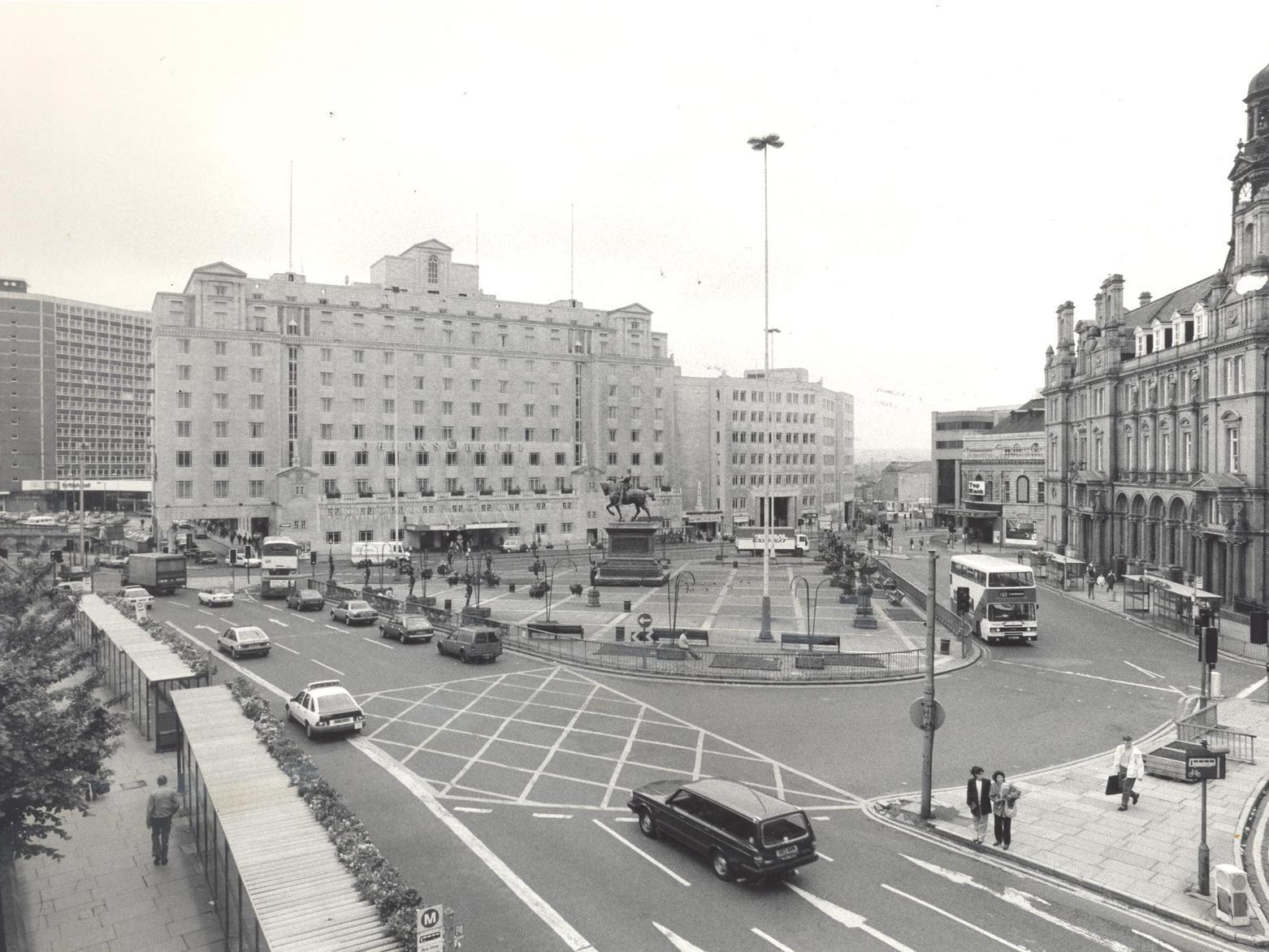 A terrific view of City Square on a spring morning - 11.10am - at the end of the 1980s.