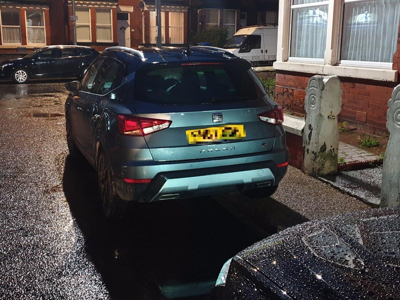This vehicle was recently stolen during a house burglary in Blackpool. Found abandoned this evening in an alleyway and recovered for forensic analysis by HO75. CCTV enquiries ongoing
