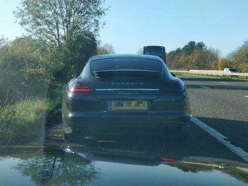 No problem with you legitimately borrowing your bosses car for the journey, but we're not sure they will appreciate you doing 119mph along the M55!!! Vehicle stopped and the driver dealt with accordingly
