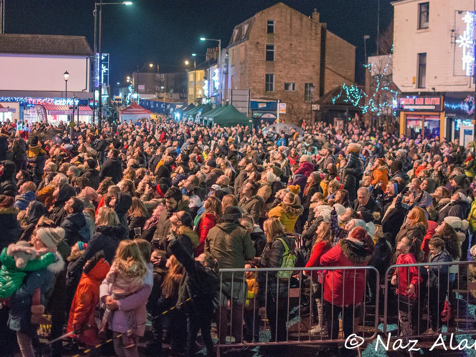Christmas in Colne spectacular (Photo by Naz Alam)