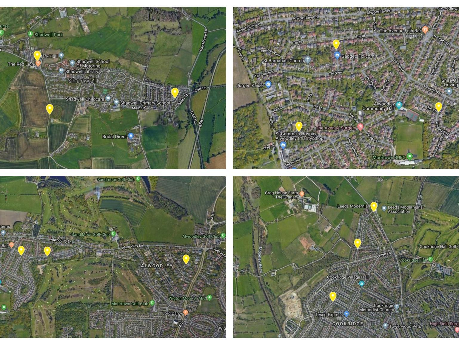 Most affluent areas in Leeds