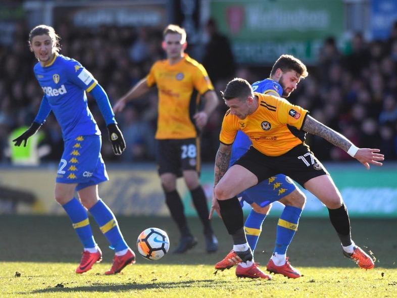 League Two Newport County managed to dump Championship side Leeds United out of the FA Cup after Shawn McCoulsky's late header at Rodney Parade.