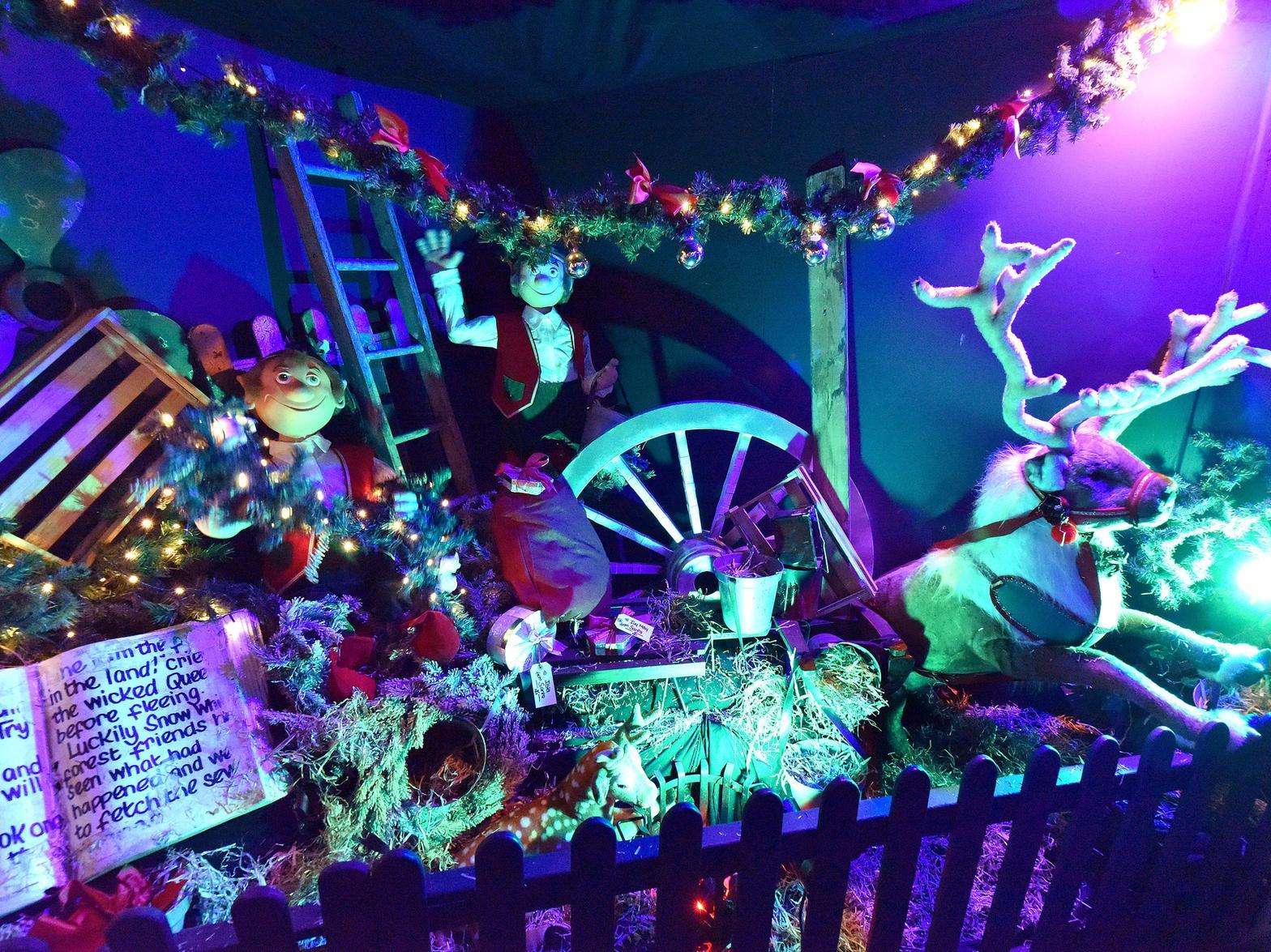 This year a festive take on Treasure Island is on view.