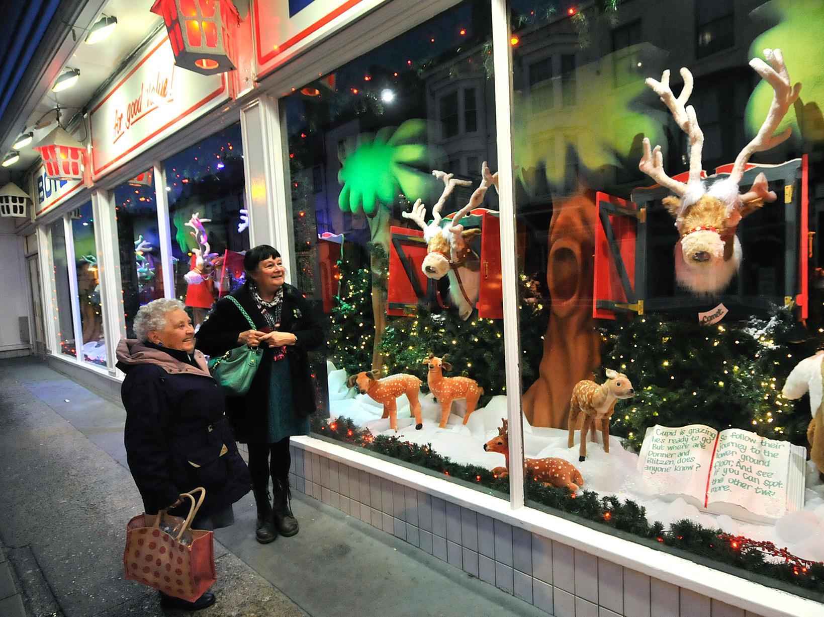 The Christmas display at Boyes is a long-standing tradition in the town.