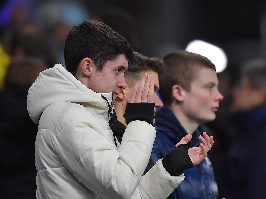 Burnley v Manchester City fan photos. Photo: Dave Haworth/Camera Sport