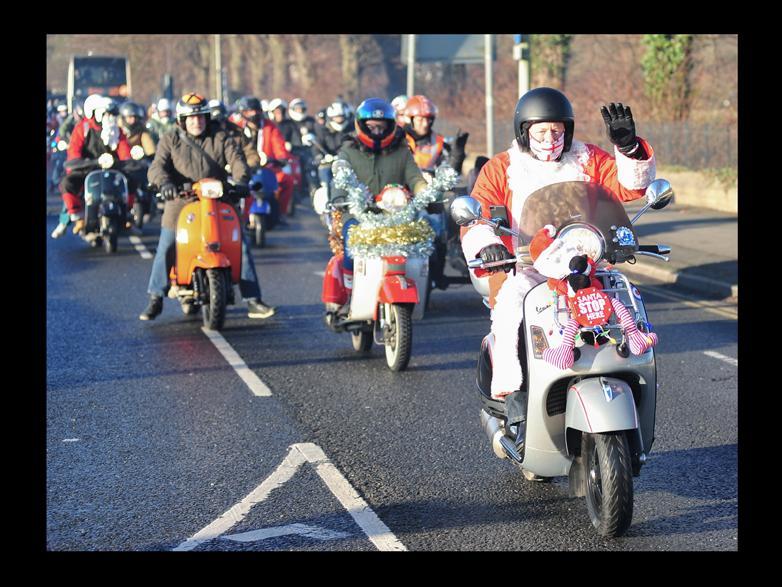 The Preston and District Scooterists RPH Childrens Ward Selection Box run
