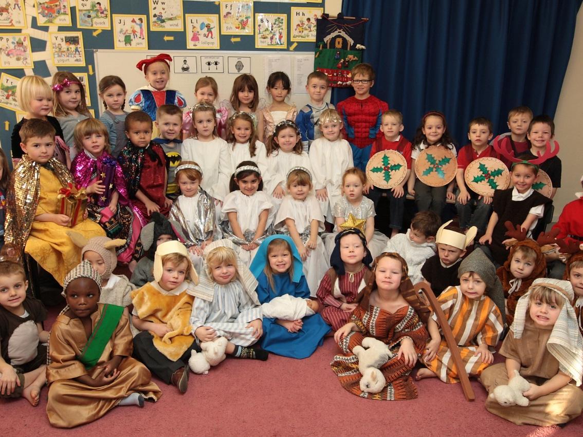 Nursery children from Clifton St Peter's School performing All about Christmas in 2010.