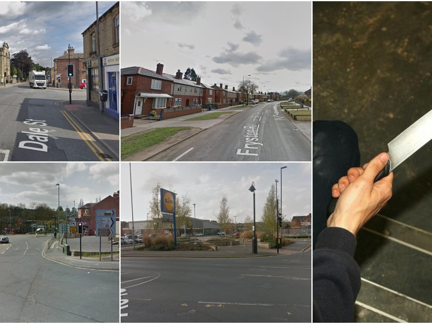 Revealed: Here are the worst areas for possession of weapons in Wakefield???