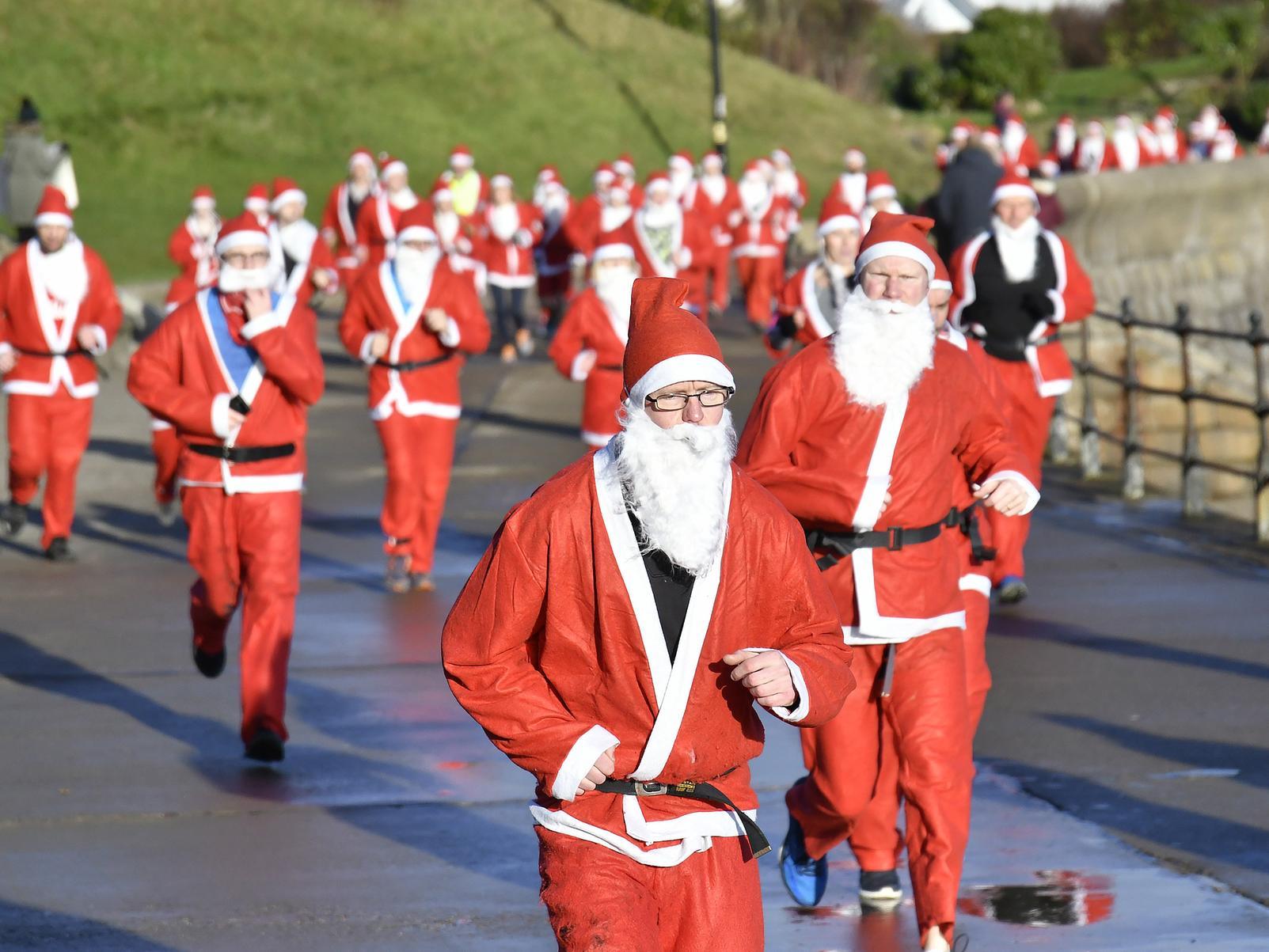 The new version of the traditional Santa Dash takes place on Sunday December 8.