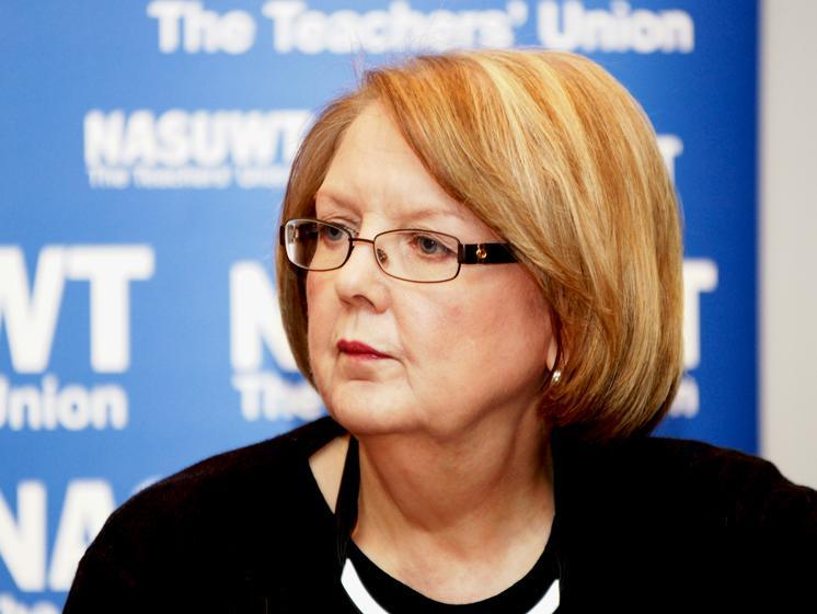 Chris Keates, the acting general secretary of NASUWT.