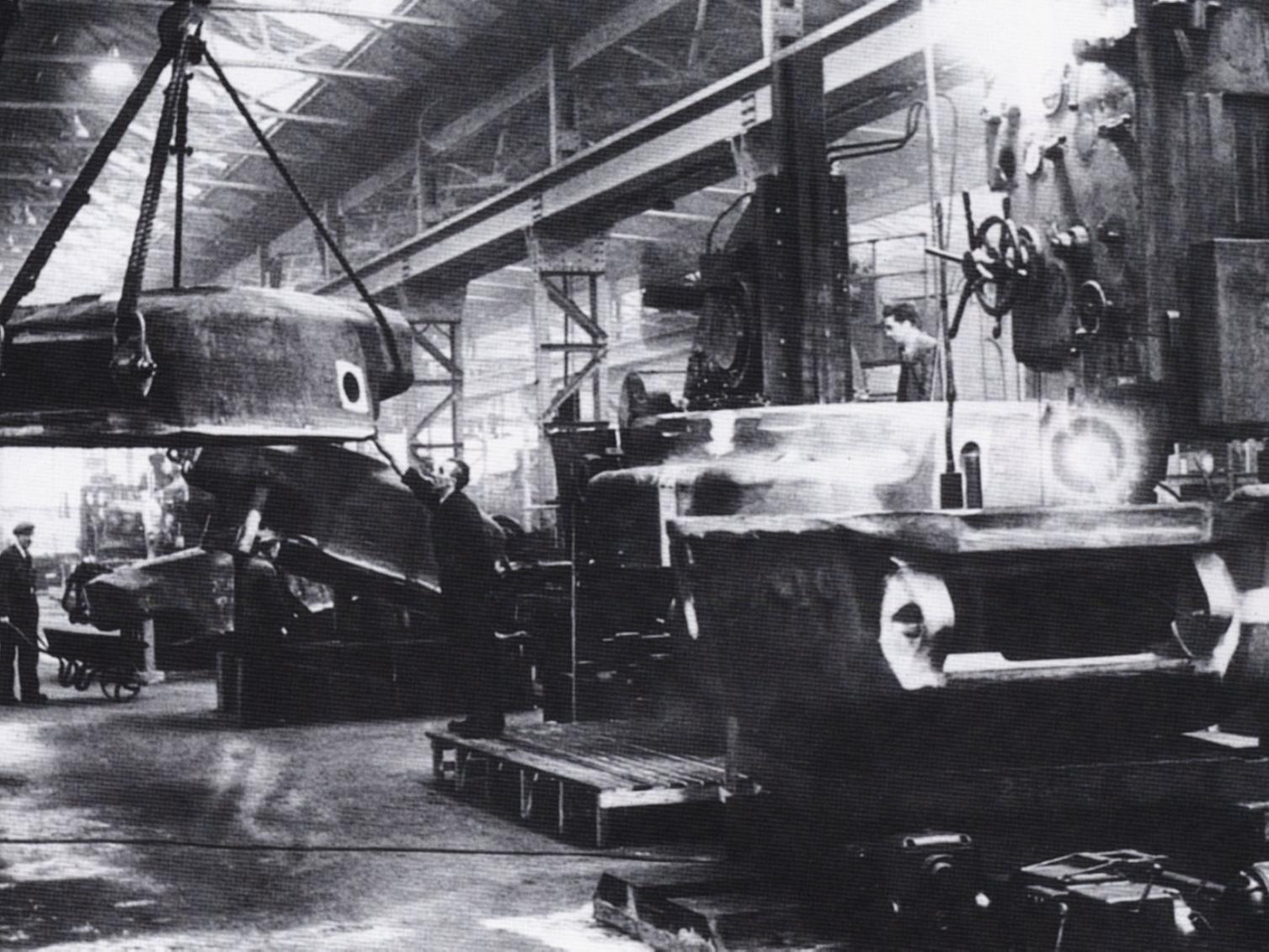 Production of the centurion tank.