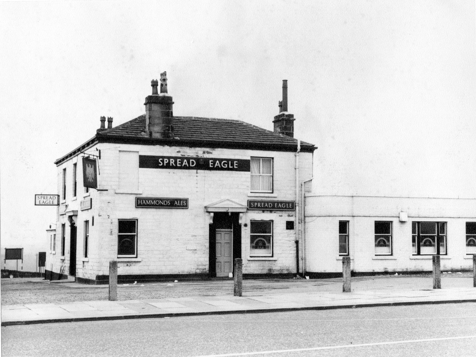 Remember the Spread Eagle pub on Bradford Road near the junction with Street Lane? This has now been demolished as part of the road improvements on the A650, A62 roundabout.