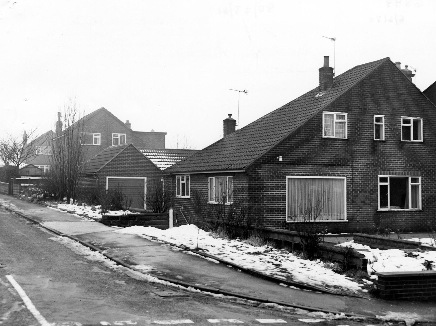 A view from Street Lane of the junction with Birchfield Avenue.