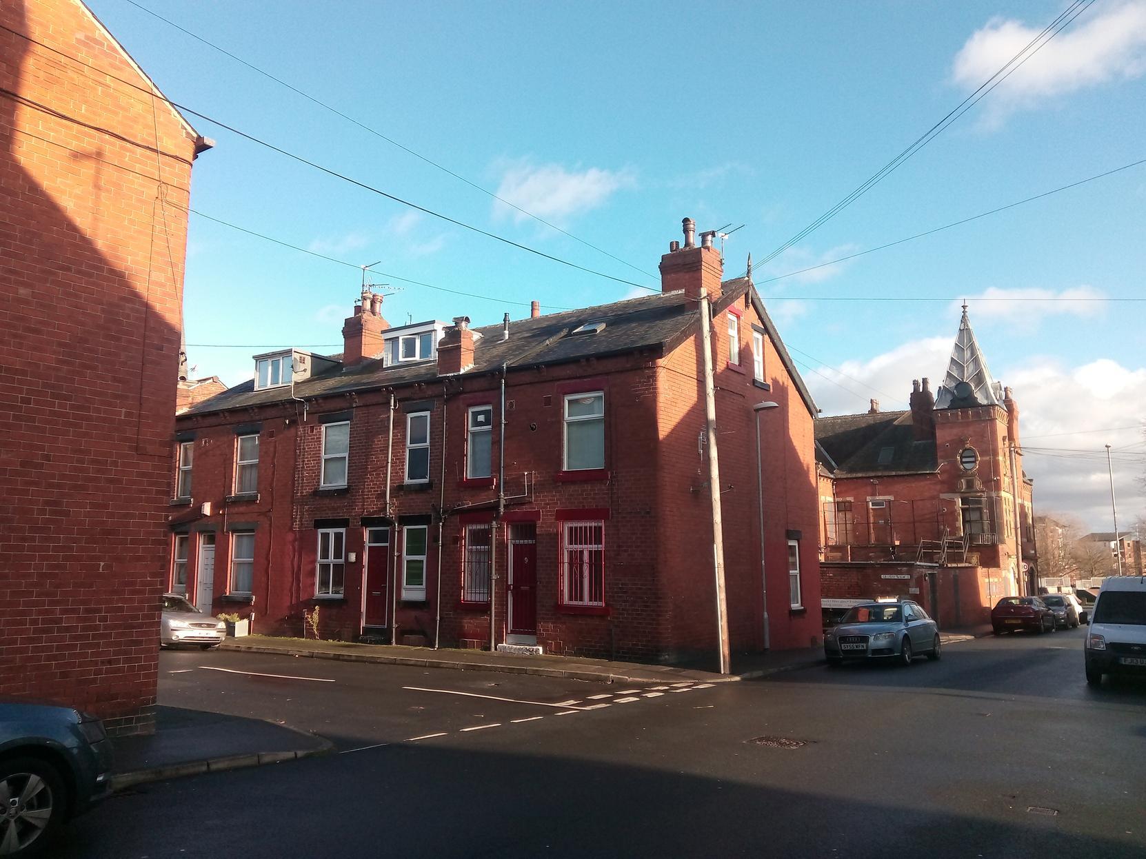 Holbeck is the other end of the Leeds Central boundary with a varied community. Pictured are the back to back terraced houses.