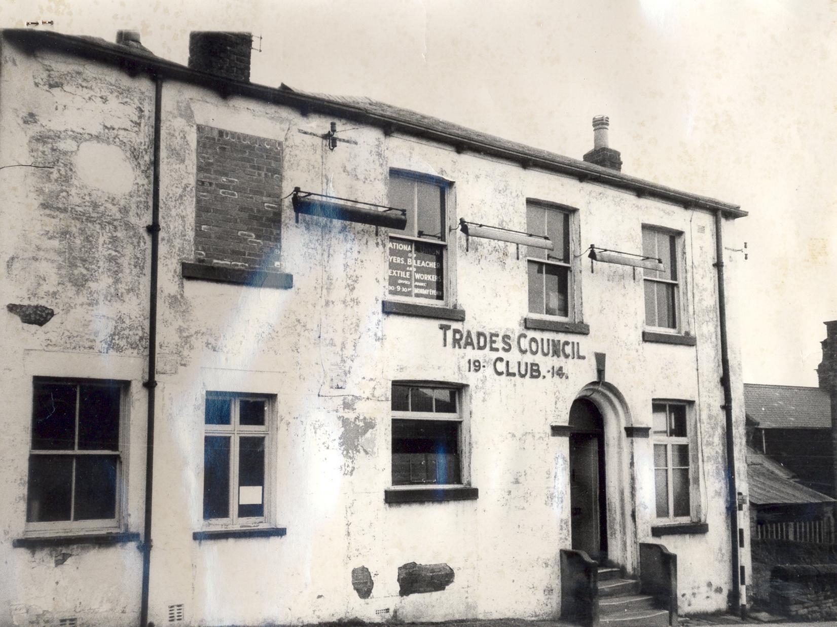 The original Morley Trades Council Club building.